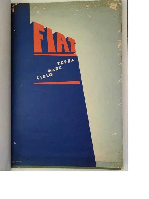 raro livro: "Fiat - Terra, mare, cielo"64283831777153120