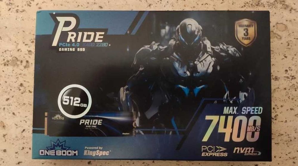 Disco Kingspec SSD M2 NVME 512GB (PCIE 4.0x4) -Novo