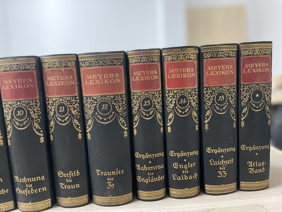 Encyklopedia Niemiecka Ręcznie Zdobiona