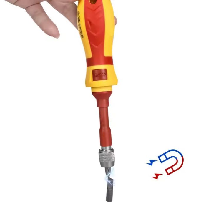 Kit Bits Chaves Magnéticas 18 em 1 1000V Torx Cruzado Fenda Electricista
