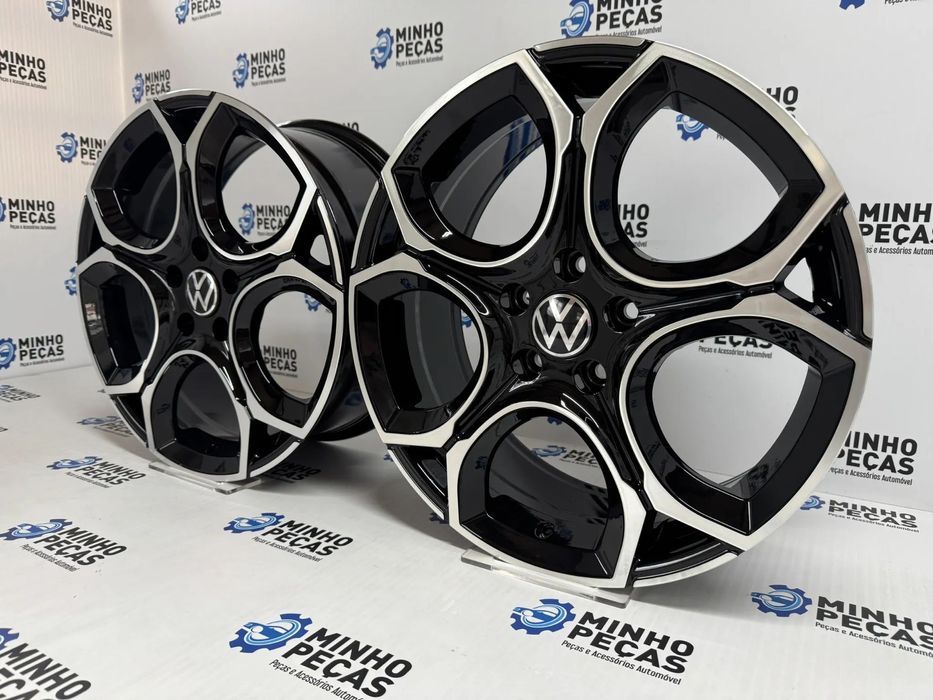 Jantes Vw Golf VIII GTI em 18 Preto Polido
