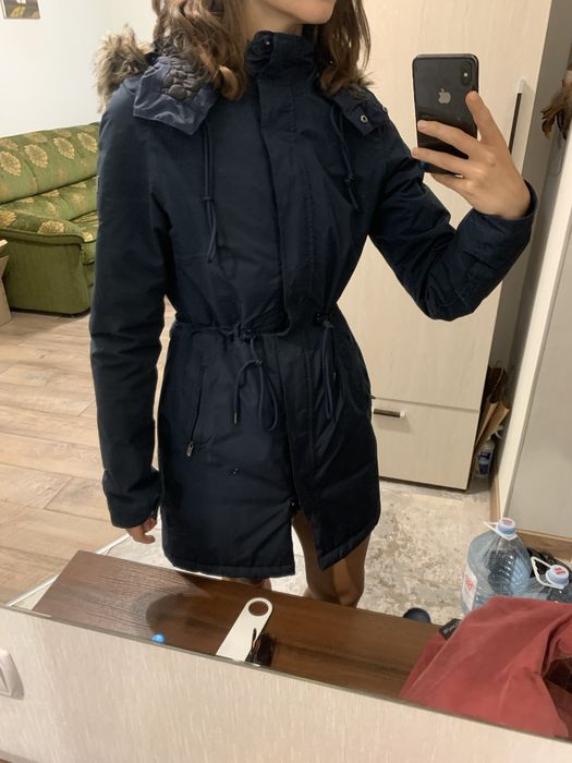 The North Face темно синя жіноча куртка S