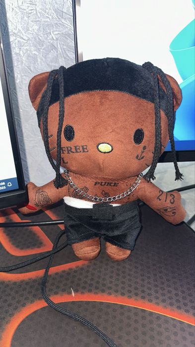 Плюшева Іграшка Тревіс Скот | Travis Scott Hello Kitty