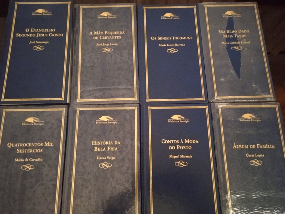 Coleção de livros da Biblioteca Prestígio