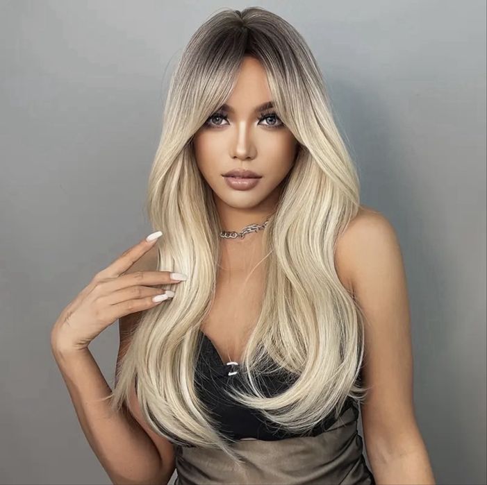 искуственый парик амбре