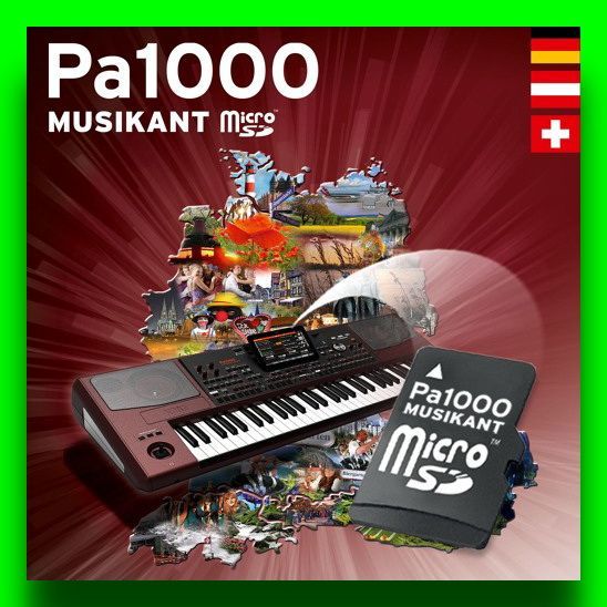 KORG PA1000 Pakiet MUSIKANT style + brzmienia / karta SD / Sklep