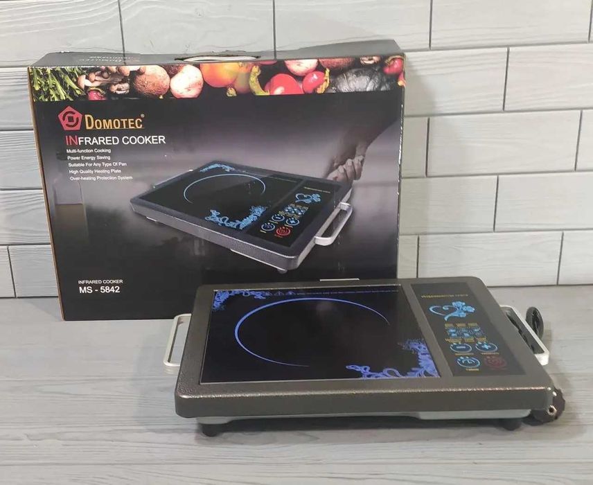 Новая инфракрасная плита Domotec MS-5842 / плитка электро печь