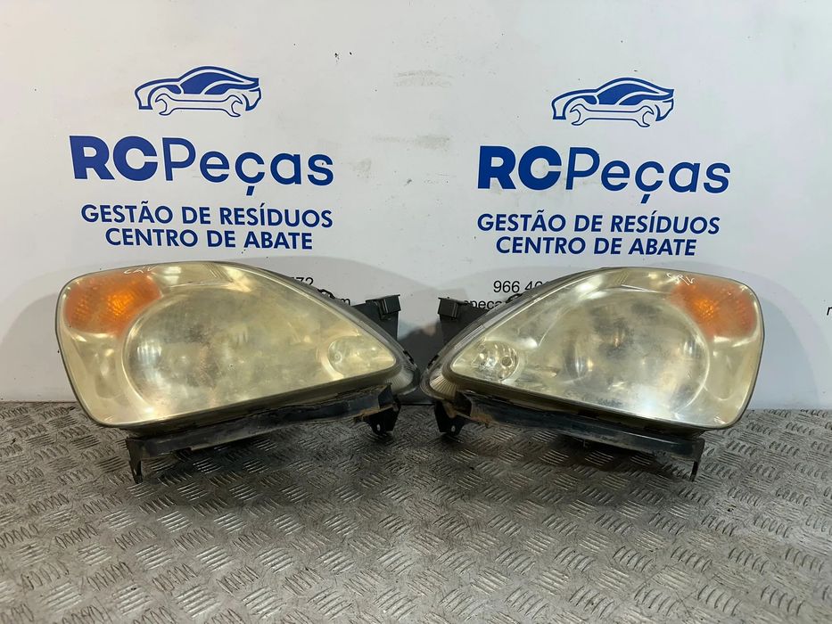 Oticas Farol Frente Frontal Esquerda Direita Original Honda CR-V II 2 Mk2 Fase 1 2001 a 2004