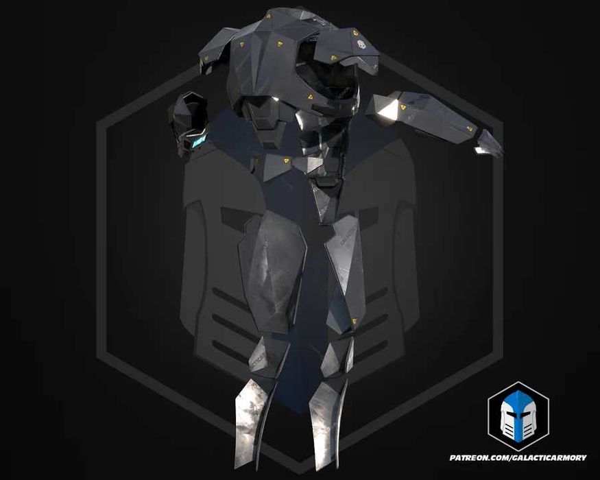 Zbroja Cosplay Null Cipher - Helldivers 1:1