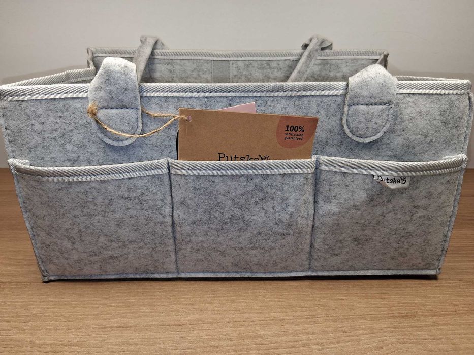 N269 Organizer Filcowy Putska Kosz Pieluchy Akcesoria Regał Torba