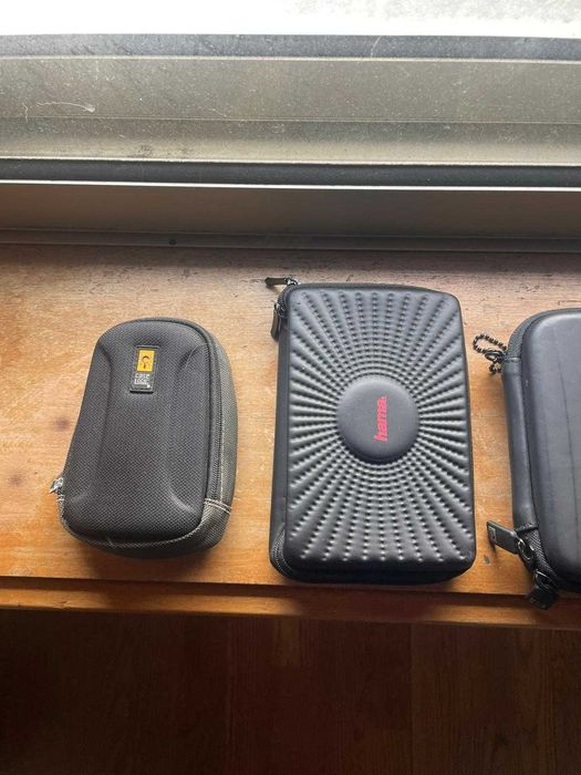 bolsas para gps e discos externo varias marcas