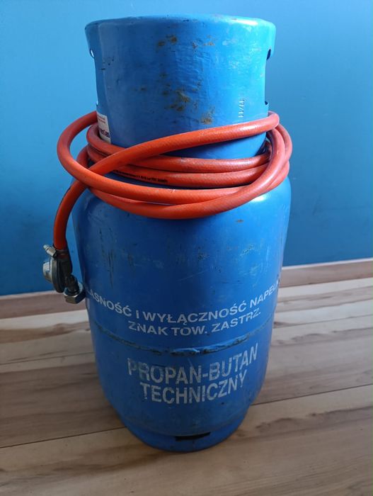 Butla gazowa 11kg z wężem i reduktorem