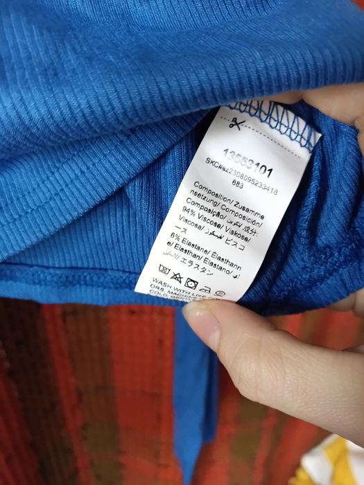 Bluzka golf na lato S niebieska nowa