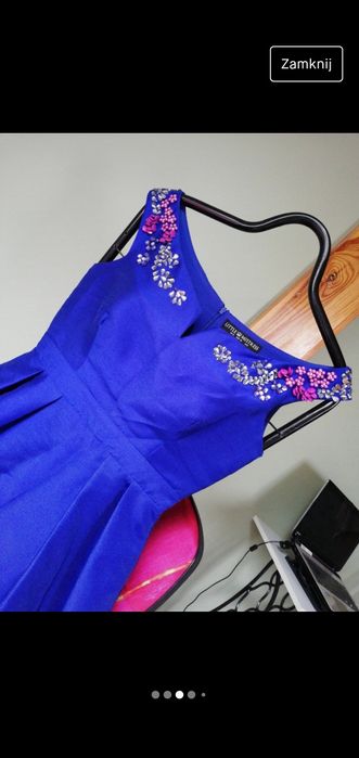 Chabrowa sukienka na wesele