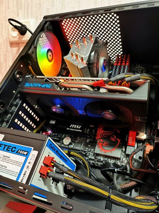 •ТОПОВИЙ•Ігровий ПК•Core I7•16GB-ОЗУ•SSD•Rx570(8GB)•Комп•Системник•