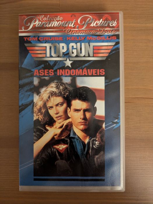 VHS " TOP GUN - Ases Indomáveis 1986 " (Opt. Estado)