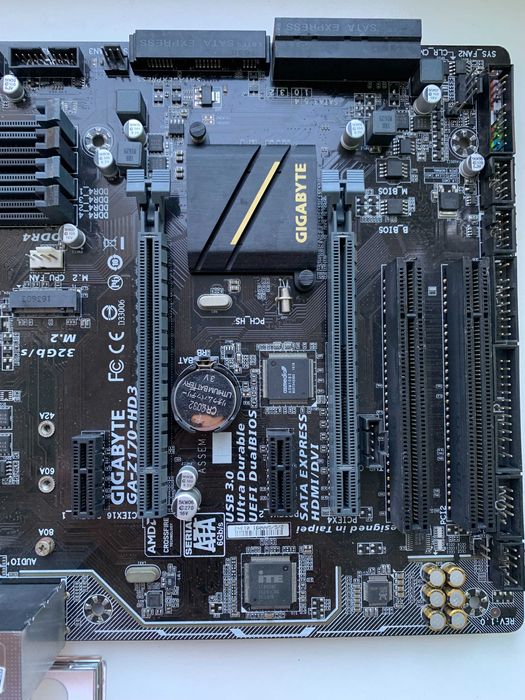 Материнська плата Gigabyte GA-Z170-HD3 DDR3