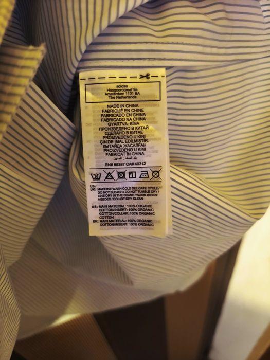 Adidas Originals blue version сорочка чоловіча