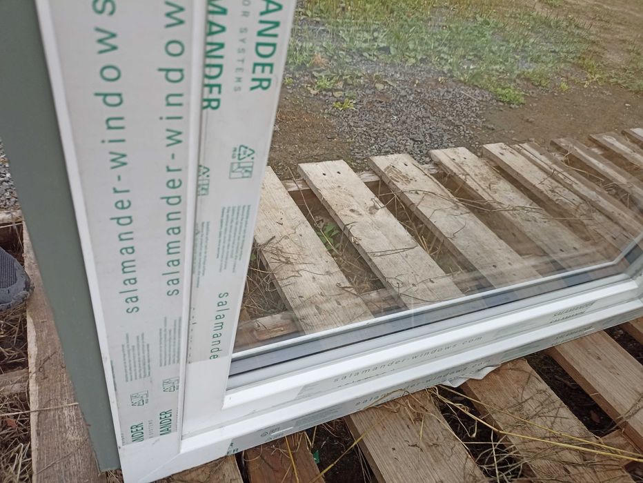 Okno tarasowe pcv 204/210 trzy szybowe okno+balkon