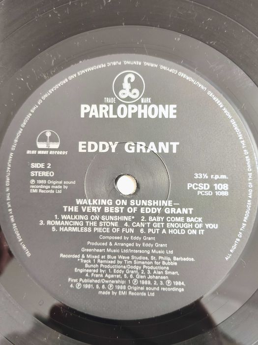 Eddy Grant – Walking On Sunshine - The Very Best Of Eddy Grant