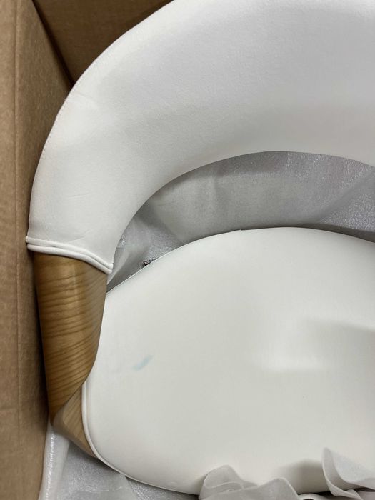 Krzesło dąb gięte drewno dębowe z kremowym welurem OUTLET! C21 10szt