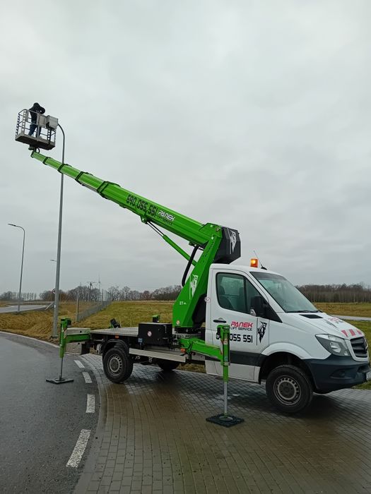 Podnosnik koszowy do wynajęcia (27 metrow)