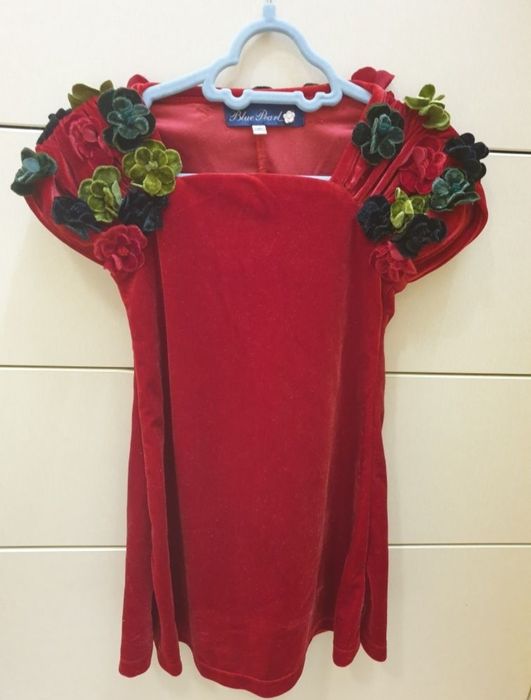 Сукня велюрова Blue Pearl