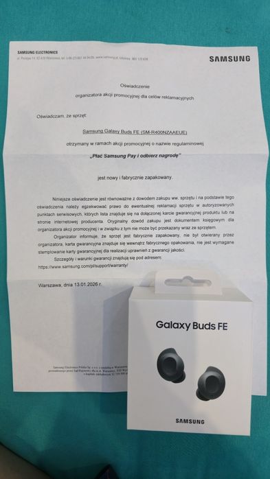 Słuchawki Samsung Buds Fe