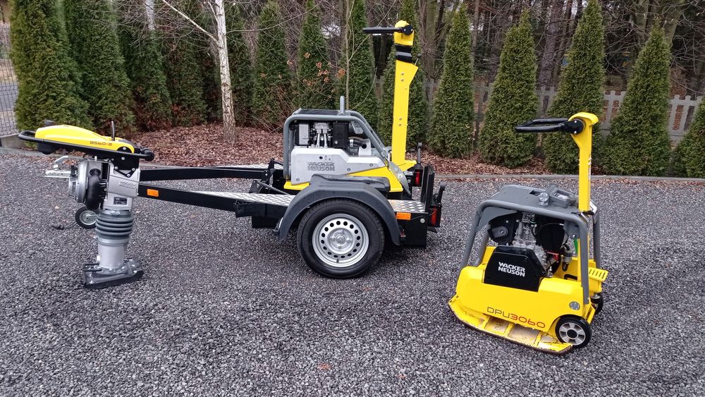 Wynajem zagęszczarki 500kg 200kg