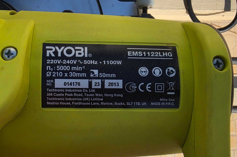 Vendo Ryobi serra esquadria EMS1122LHG