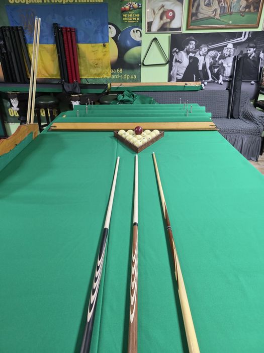 Бильярд.Бильярдный стол 10ф в идеале после реставрации с комплектацией
