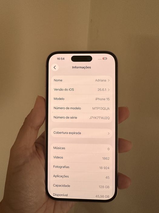 iPhone 15 128GB Rosa | Excelente estado | Caixa original