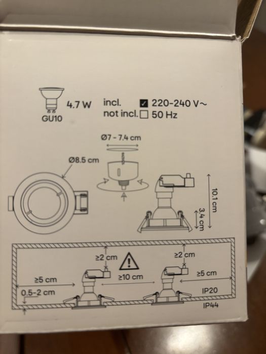 Żarówki LED GU10 z mechanizmem twist&lock