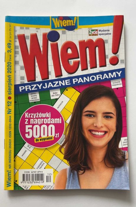 Krzyżówki Panoramiczne WIEM Magazyn NOWE Zadania Logiczne 12/2020