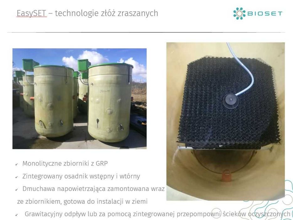 Biologiczna oczyszczalnia ścieków EasySet4