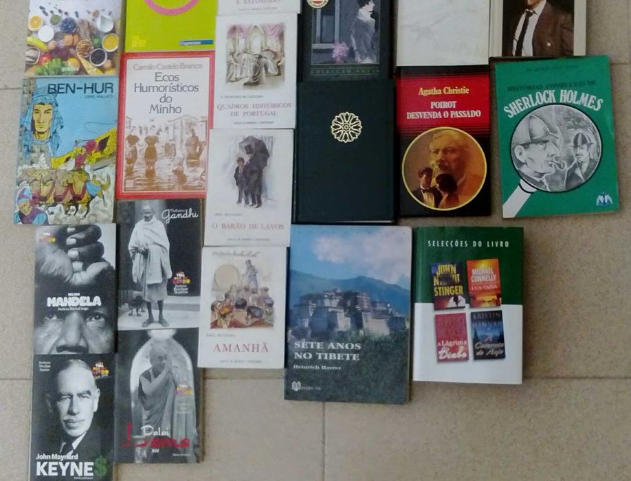 Vários livros para desocupar, vários preços