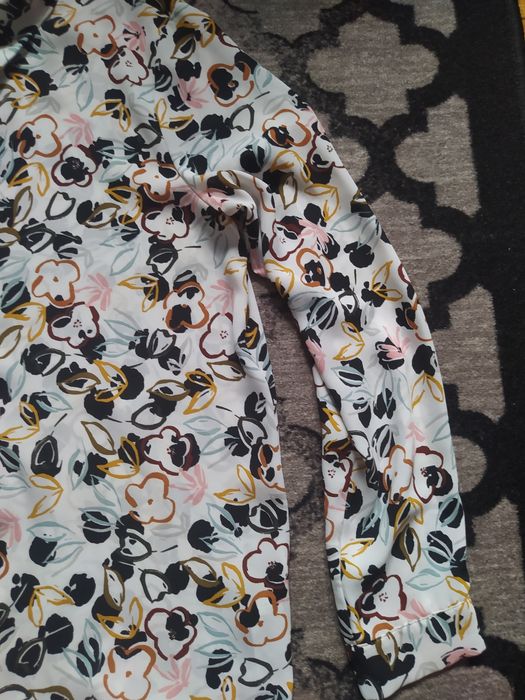Koszula w kwiaty z długim rękawem Primark szyfonowa jak nowa