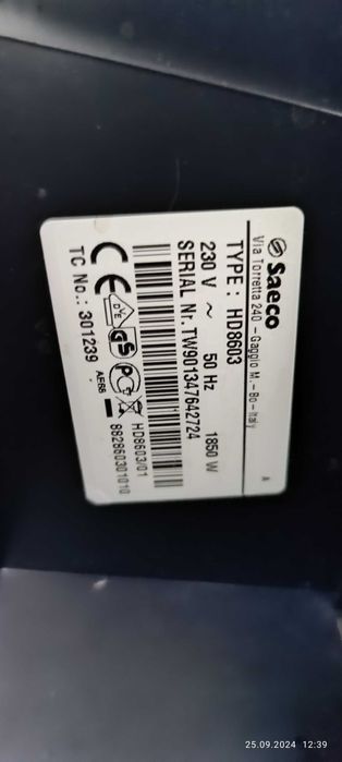 Saeco Cafissimo Tchibo