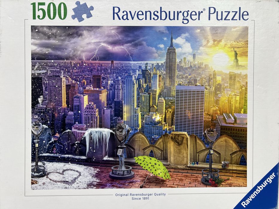Нью-Йорк взимку та влітку Ravensburger 1500шт Пазли Німеччина
