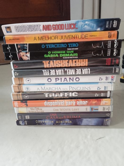 DVDs diversos e baratos