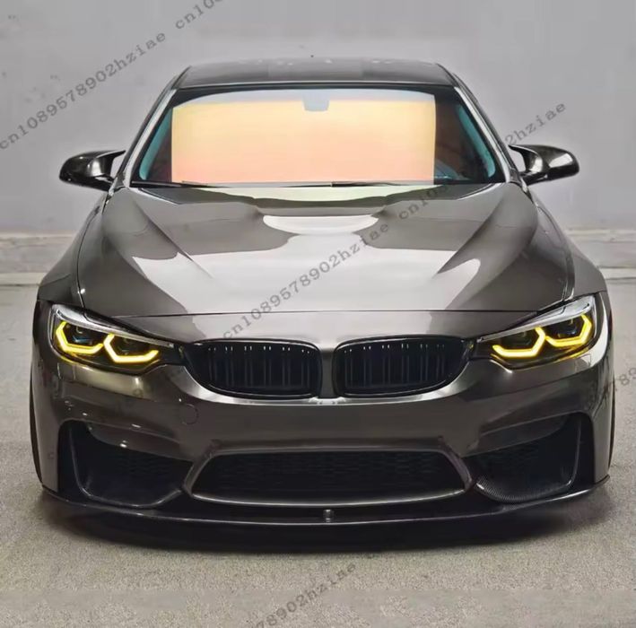Губа BMW F32 F33 F36 М4 лук накладка на передний бампер БМВ Ф32 Ф33 Ф36 М4 сплитер юбка обвес бмв