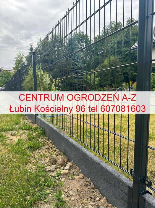 Ogrodzenia panelowe na podmurówce kompleksowo z montażem fi 4 fi 5