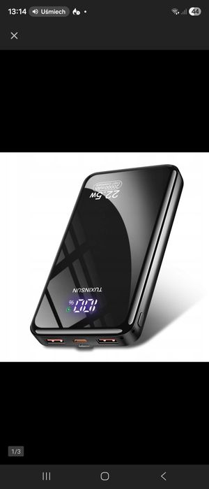 Nowy powerbank 20 000 mah  szybkie ładowanie 22.5 w