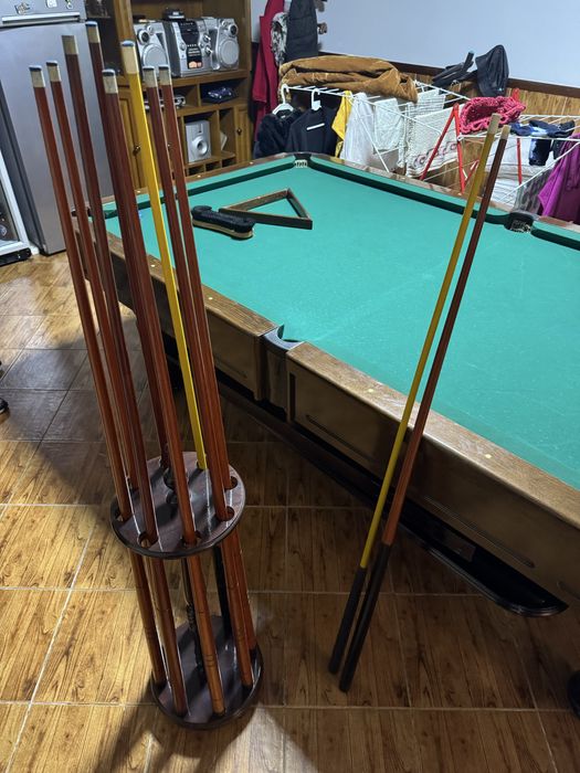 Bilhar 2,5mx1,40m com tampo