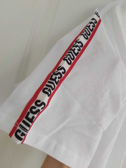 NOWY tshirtkoszula GUESS bluzka biała M męska
