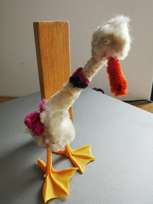 stara zabawka figurka GĘŚ