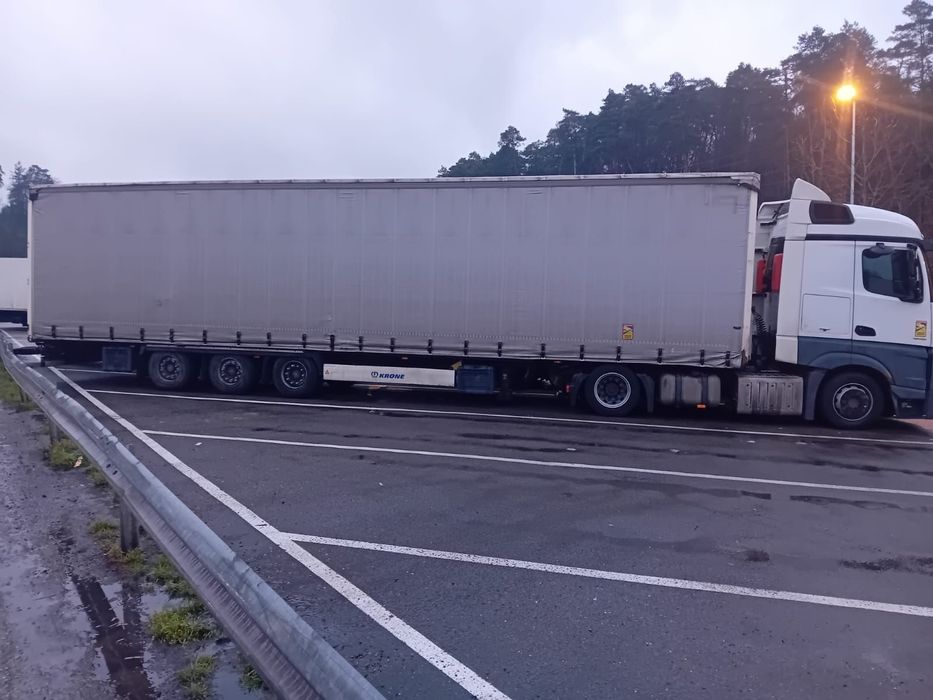 Krone Mega SD 2016, podnoszona oś SAF  , lub zamiana