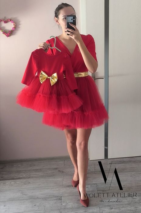 Świąteczne zestawy mama i córka