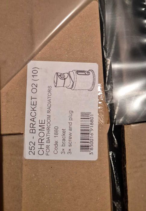 Radox Scala Grzejnik Łazienkowy 100x50 cm CZARNY NOWY