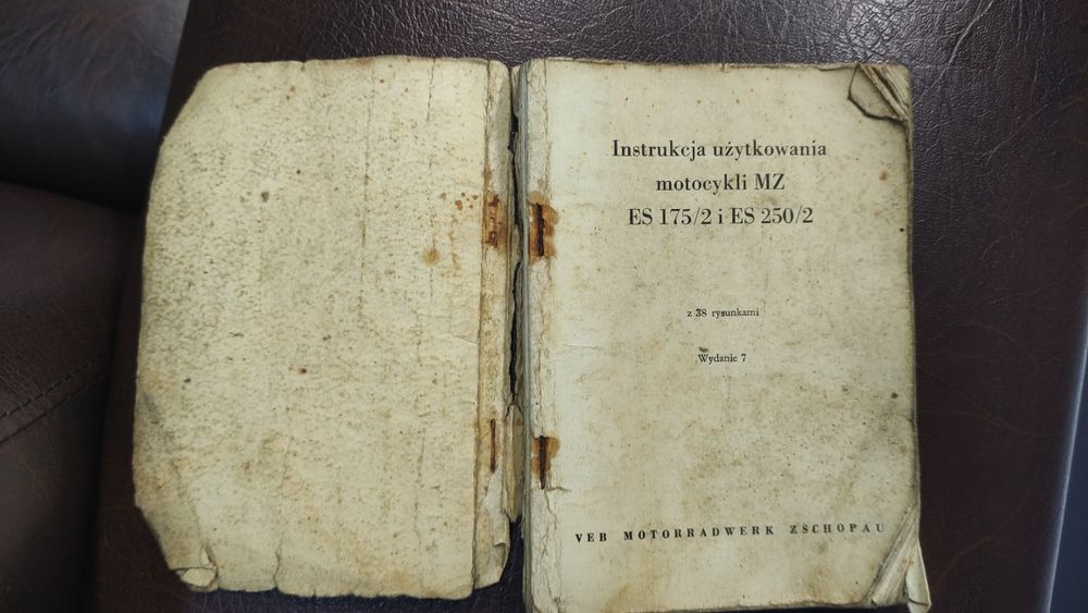 Instrukcja mz es 175 250/2 trophy